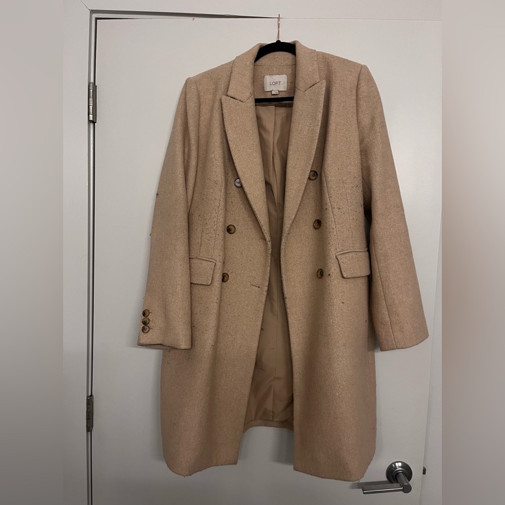 LOFT Classic Tan Trench Coat